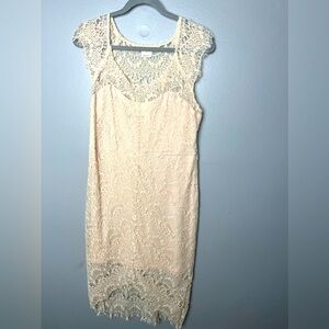 Free People‎ Intimately Gorgeous Lace Dress- Large